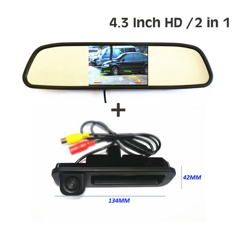 Для Ford Focus 2 3 седан хэтчбек CCD HD Автомобильная камера заднего вида для парковки + 4