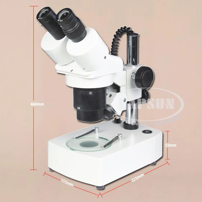 20X 40X Power Welding Jewellery PCB Stereo Microscope Halogen Fluorescent Lamp | Инструменты