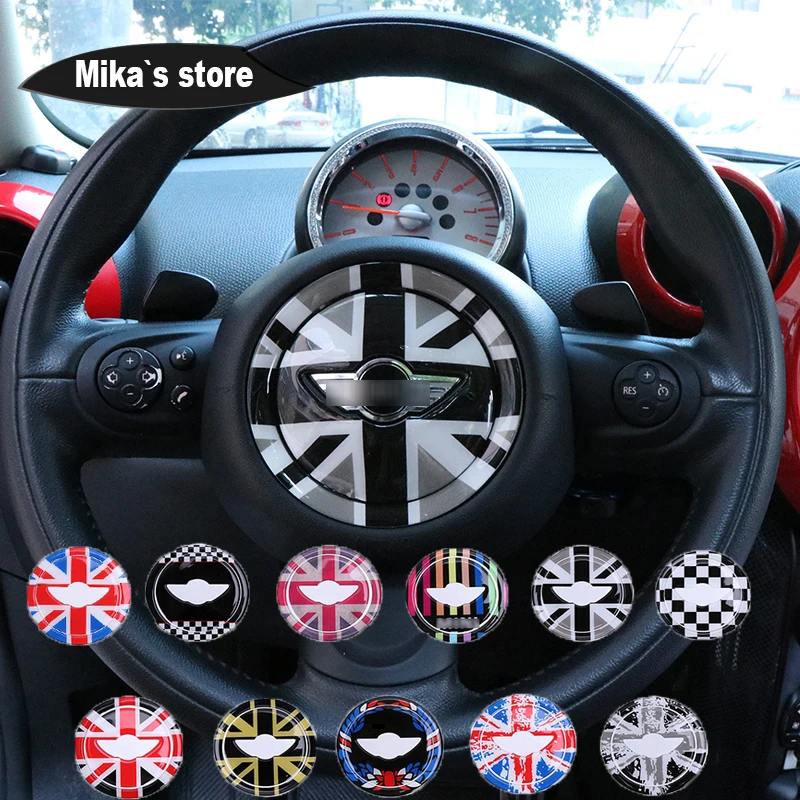 Лидер продаж для MINI COOPER F54 F55 F56 F60 Countryman, Clubman рулевое колесо 3D Выделенный автомобиль Стикеры самоклеящаяся отделка Аксессуары кожи
