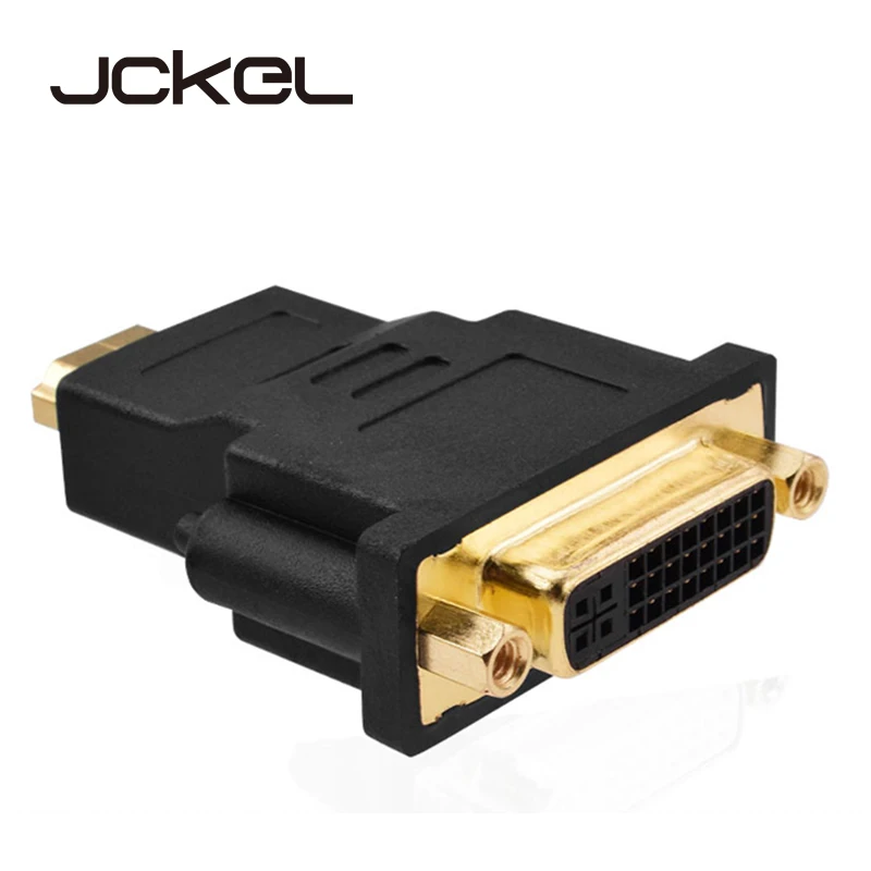 JCKEL Mini Dual Link DVI i 24+ 5 Мужской к HDMI Мужской Кабель-адаптер DVI-i разъем сплиттер конвертер Jack провод шнур для HDTV PC