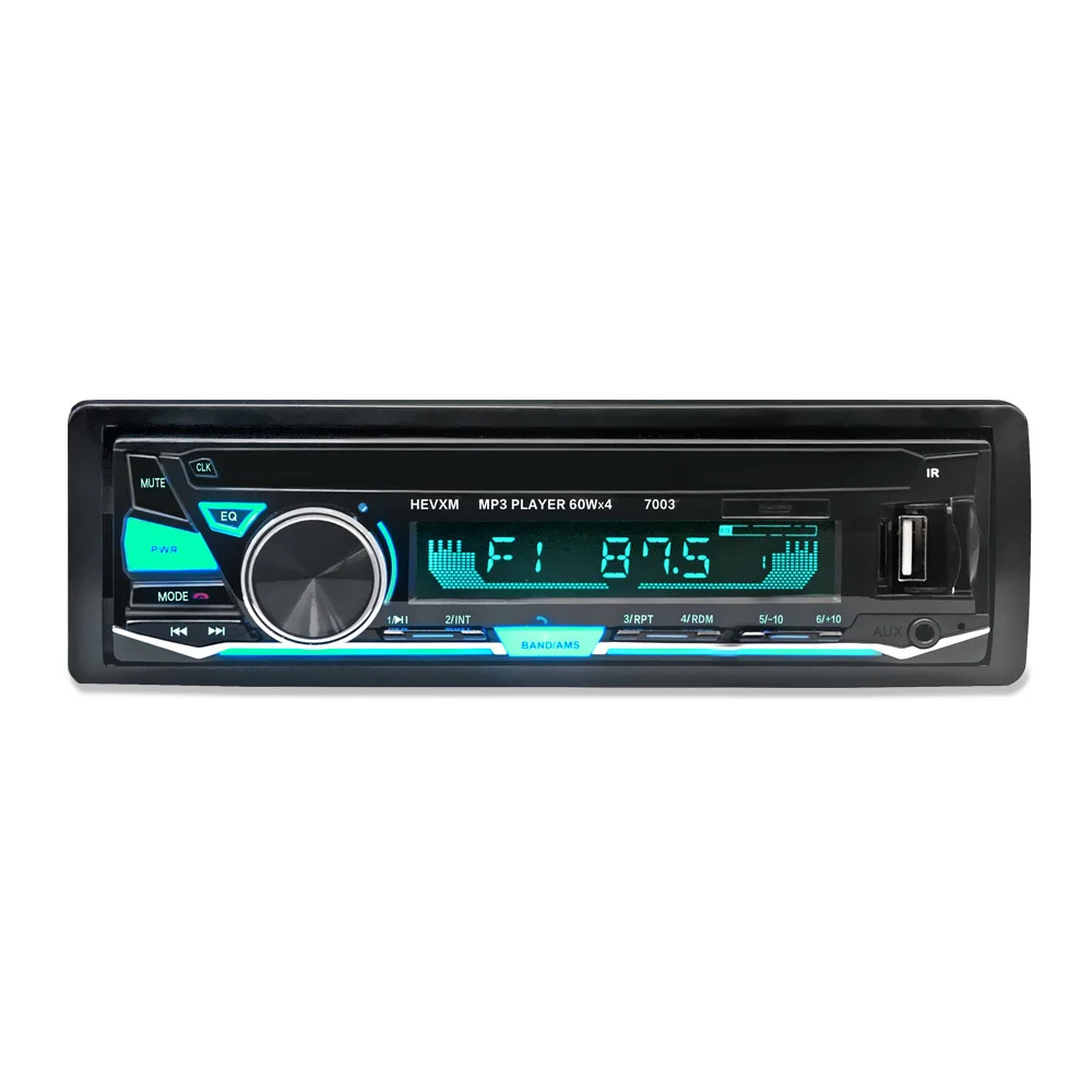 7003 Din автомобильный аудио Авто Радио стерео музыка Bluetooth MP3 плеер FM Tunner Авторадио