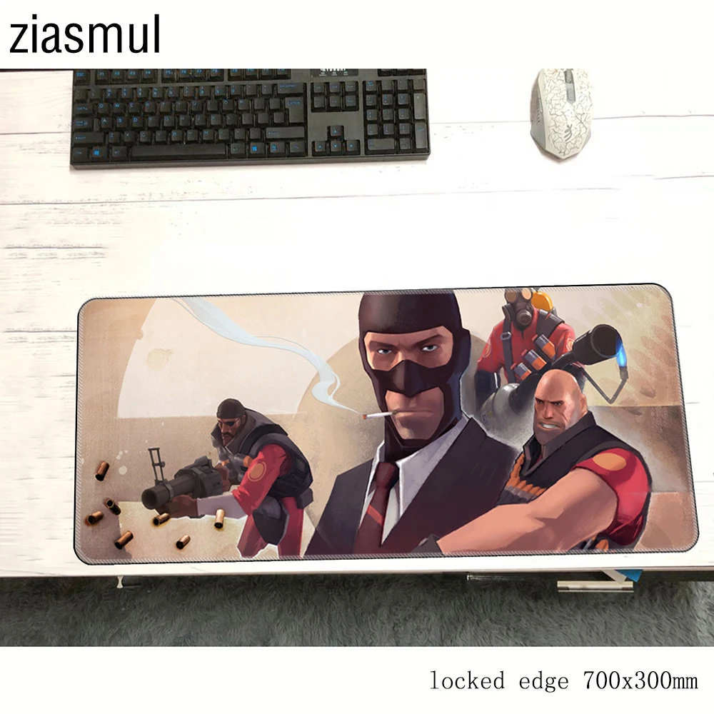 Коврик для мыши team fortress 2 700x300x3 мм гелевый компьютерной игровые аксессуары коврик