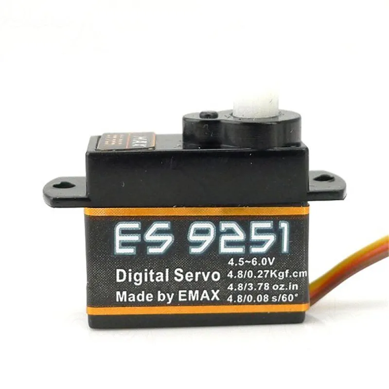 Emax ES9251 2 5g пластиковый микро цифровой сервопривод для радиоуправляемой модели |