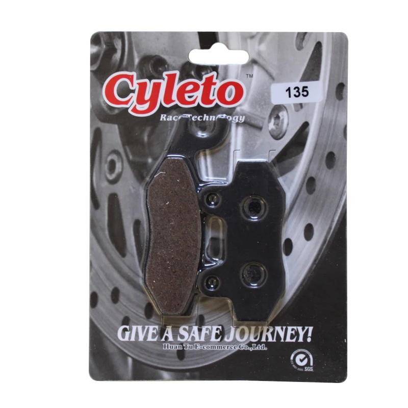 Cyleto Motorcycle Front Right Brake Pads for KAWASAKI KRT 400 2014-2017 KAF 820 Mule Pro 15-17 1000 DX / Diesel 2016 2017 | Автомобили и