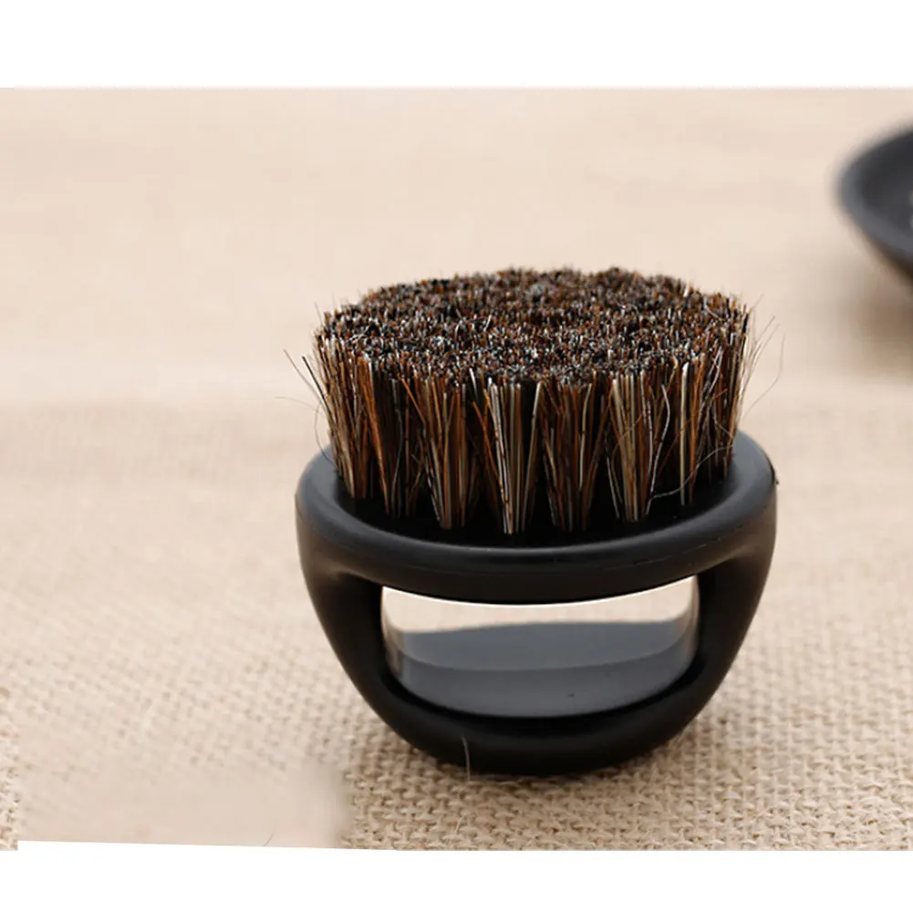 Щетка для ухода за бородой щетка чистки щетинок кольцевая с измельченными