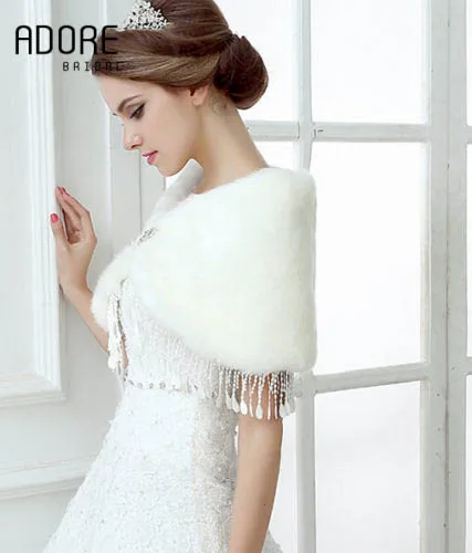 2016 Элегантный стиль меха Люкс куртки Кот Свадебное Искусственного Меха Куртка с