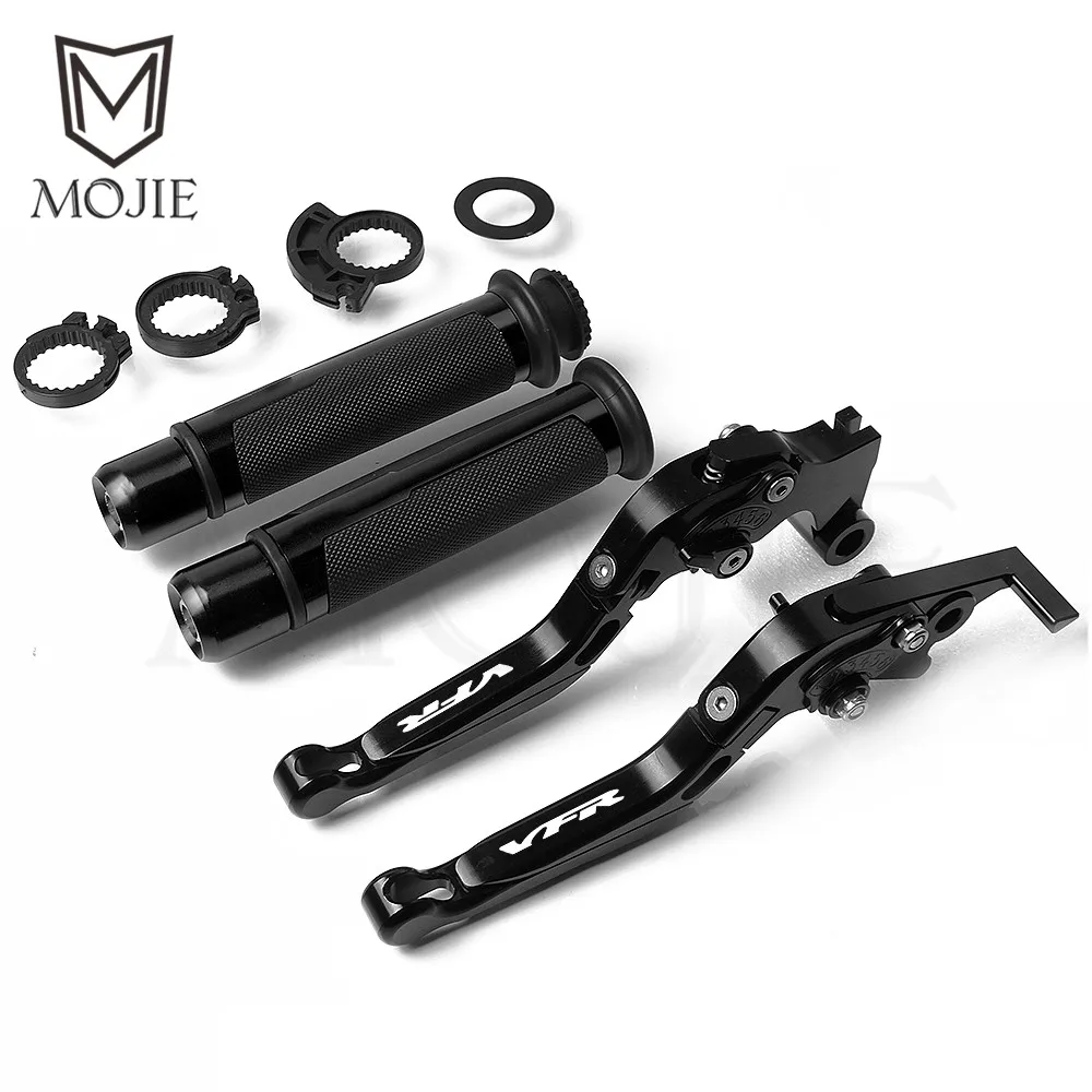 Для Honda VFR800 VFR 800 1998-2004 1999 2000 2001 2002 2003 Мотоцикл с ЧПУ Регулируемый складной тормозной рычаг сцепления ручками - Цвет: Black