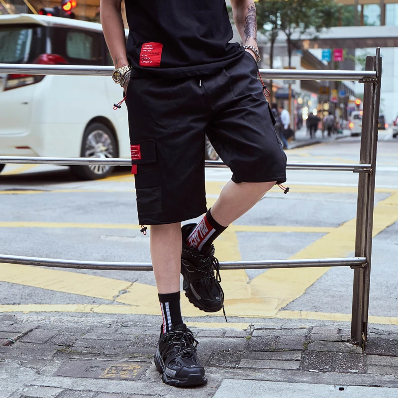 Летние шорты повседневное уличная 2019 хип хоп по колено модные короткие джоггеры