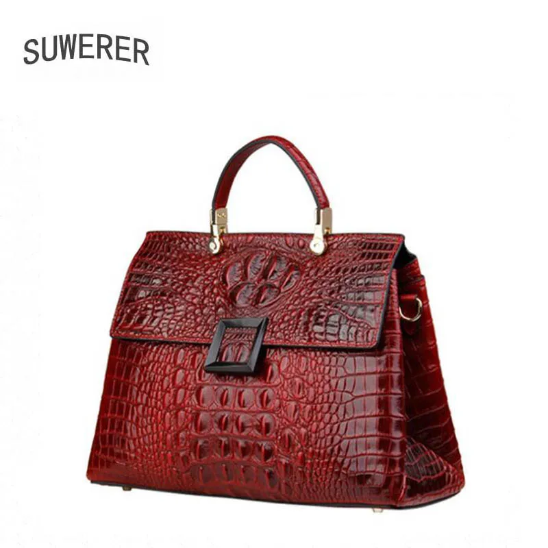 SUWERER женские сумки из натуральной кожи для женщин 2020 новые роскошные