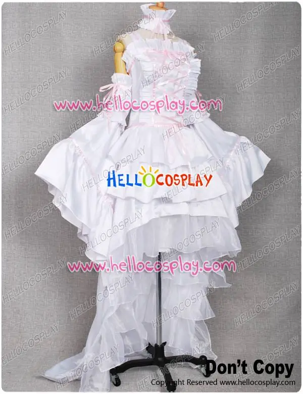 Chobits Cosplay Costume Chi White Dress H008 |