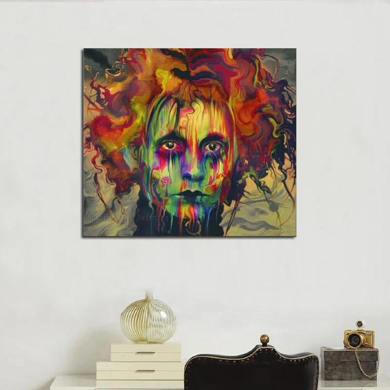 

Pure Hand Painted High Quality Abstract Edward Portrait Oil Painting On Canvas Decorative Wall Pictures Home Decor