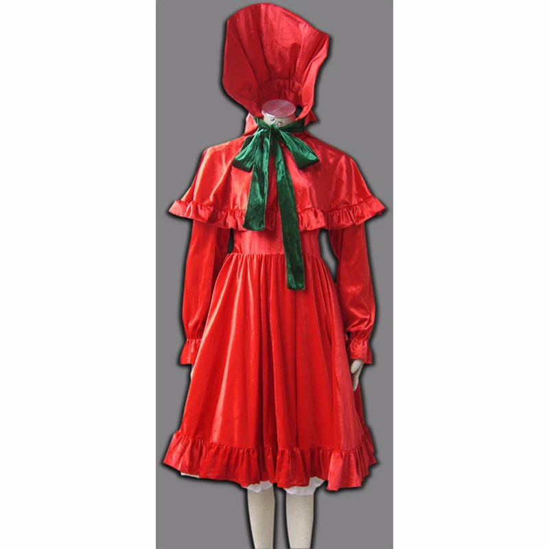 Ainclu горячая Распродажа костюм Бесплатная доставка Rozen Maiden аниме Shinku Хэллоуин