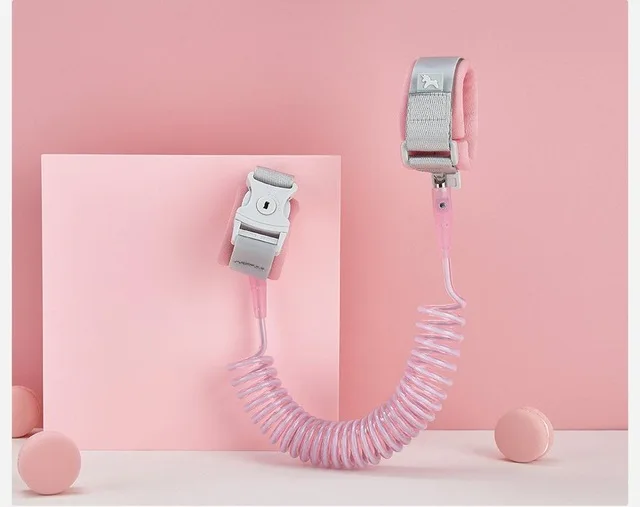 Розовый Новое поступление, Xiaomi mijia, 2 м, анти-потеря, ремешок, браслет, безопасность, регулируемый, для детей, тяговый трос, браслет 5 - Цвет: Розовый