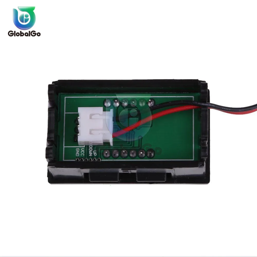 

Mini Digital Voltmeter DC 5V to 120V Digital Voltmeter Voltage Panel Meter For Electromobile Motorcycle Car 0.56 ''