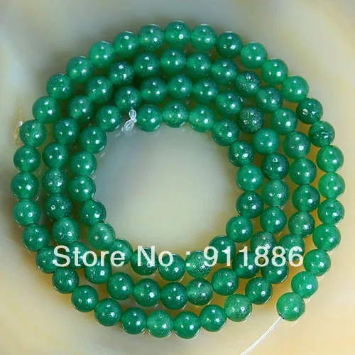 Оптовая продажа полудрагоценных камней 4 мм зеленый Малайзия S Круглые бусины для