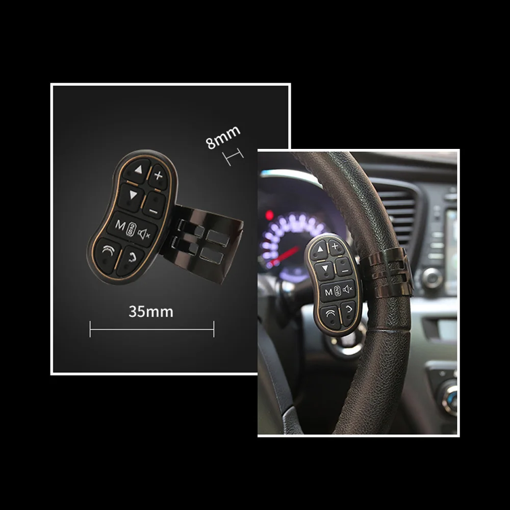 

Universal Car Steering Wheel Button Remote Control for Car Multimedia Player Wireless easy to use
