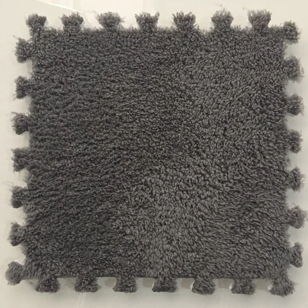 grey 30*30 см, для гостиной, спальни, детей, детей, мягкий, сшитый ковер, волшебные коврики, пэчворк, мозаика, сплайсинг головок, альпинистский детский коврик - Цвет: grey