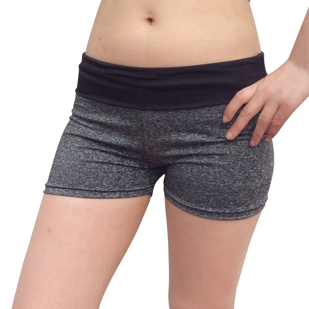 Женские шорты для йоги с низкой талией быстросохнущие фитнеса 40J1 2019 | Спорт и