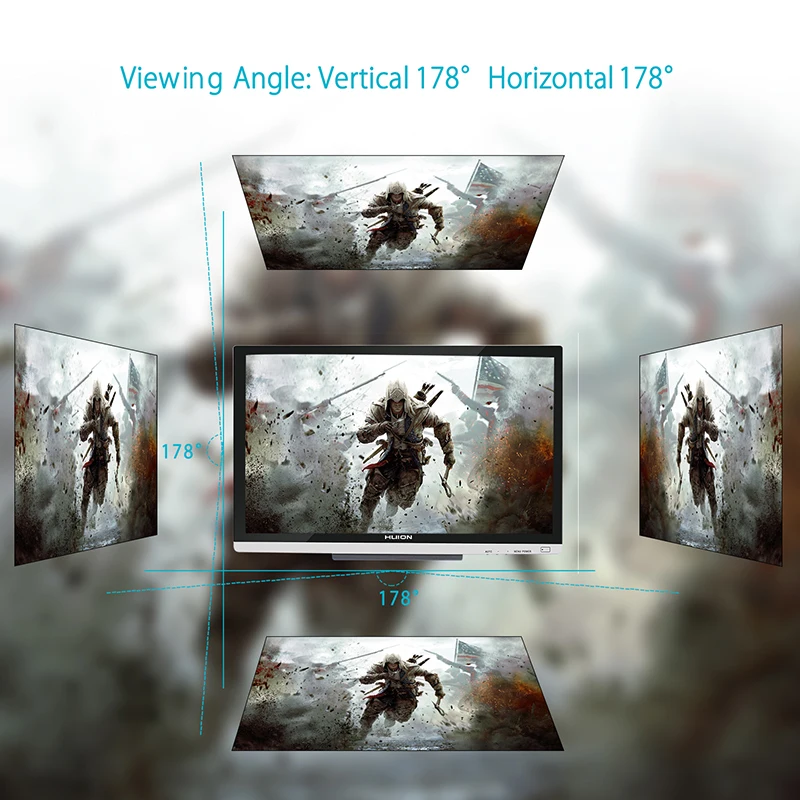 HUION, GT-220, V2, 21,5 Дюймов, цифровой Графический графический планшет, монитор, ips, HD ручка, планшет, монитор, 8192 уровней с подарками