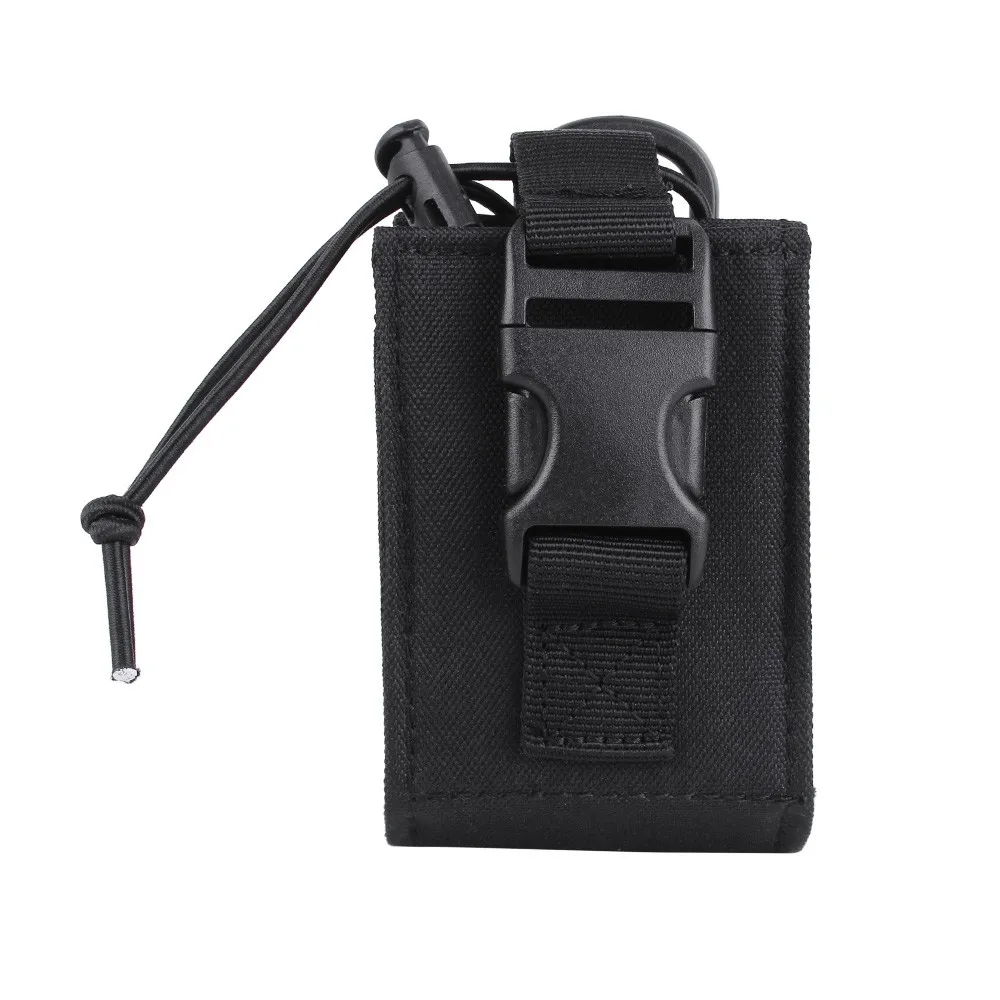 Tactical Molle Walkie Talkie Pouch Interphone Storage Bag Outdoor Molle Radio Pouch for Military Use Walkie-Talkie Case Holder