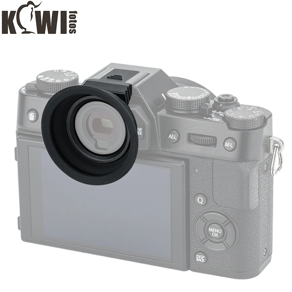 Câmera de Silicone Olho para Fujifilm Macio Eyecup Ocular Visor Sapata Quente Copo X-t20 X-t10 X-t30 Fuji Xt20 Xt10 Xt30 Sombra Via