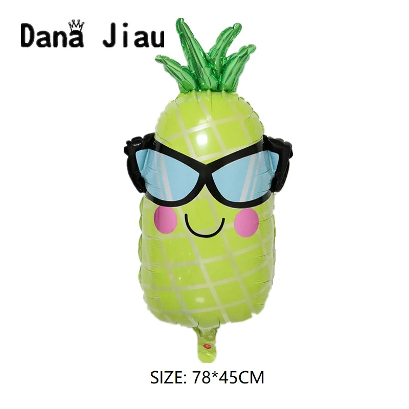 Воздушные шары с фруктами из красного яблока днем рождения арбуз ананас апельсин