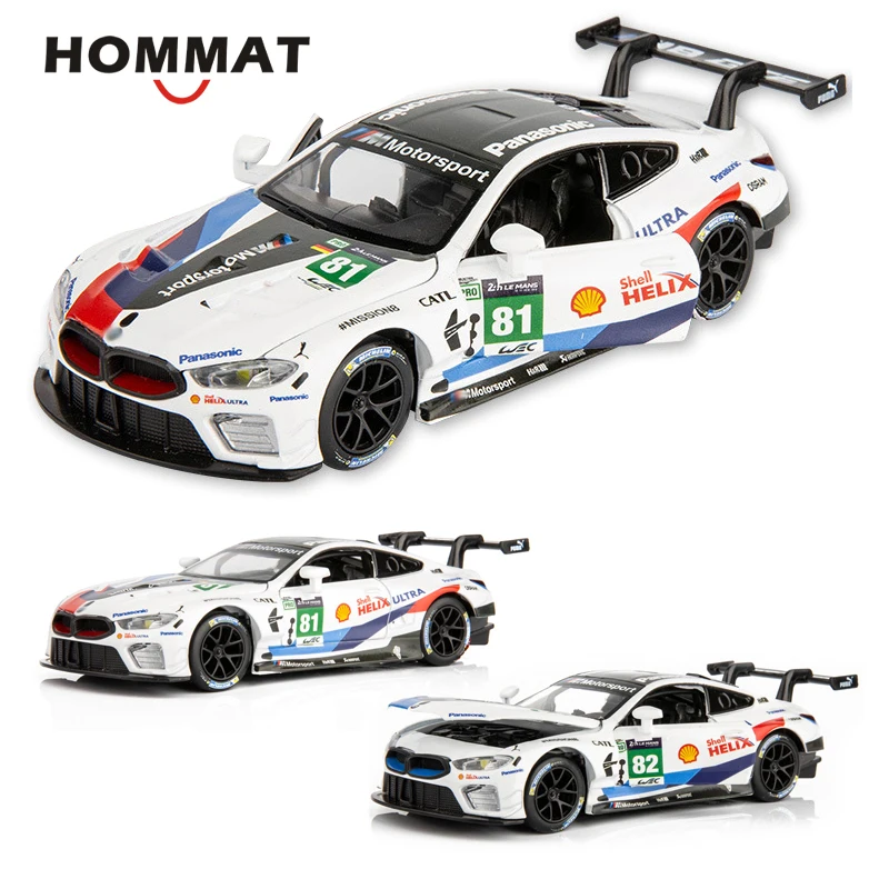 HOMMAT Simulation 1 \ 32 масштаб M8 GTE Le Mans гоночная модель автомобиля 1:32 Diecasts & Toy