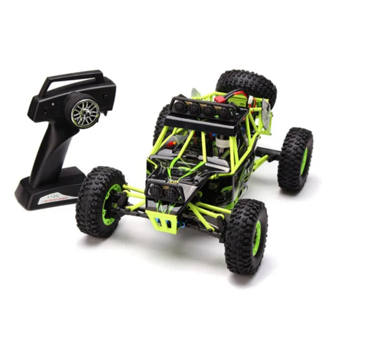 Высокое качество Dirt bike 2,4G 1/12 4WD гусеничный Радиоуправляемый автомобиль 1:12 Электрический четырехколесный привод Альпинизм с светодиодный светильник RTR пульт дистанционного управления