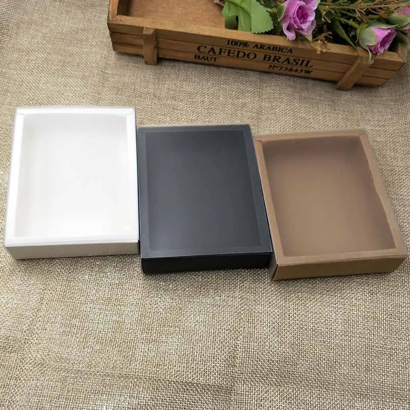 20 шт. карточка для ожерелья прозрачная коробка из ПВХ матовый чехол Подарочная