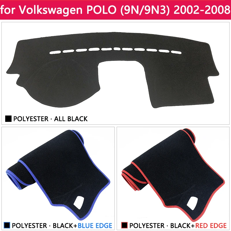 Для Volkswagen VW POLO MK4 2002 ~ 2008 9N 9N3 Противоскользящий коврик для приборной панели защита