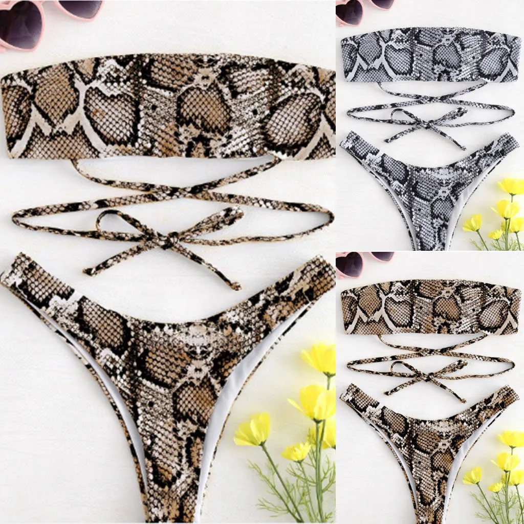 Женский комплект бикини Vertvie panther из двух предметов купальный костюм с мягкими
