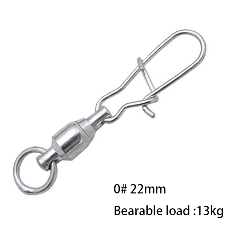 50 шт. рыболовные вертлюжки из нержавеющей стали|swivels fishing|swivel ball bearingswivel bearing |