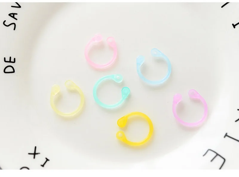 1 Набор, цветное легкое кольцо, Бумажная книга, переплетение, многофункциональный круг, календарь, кольцо, брелок, привязка, канцелярские принадлежности