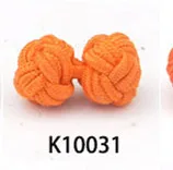 K10031 1 пара 49 цветов запонки для рубашек мужские многоцветные эластичные тканевые запонки Шелковый узелок шаровая манжета запонки горячая распродажа - Окраска металла: K10031