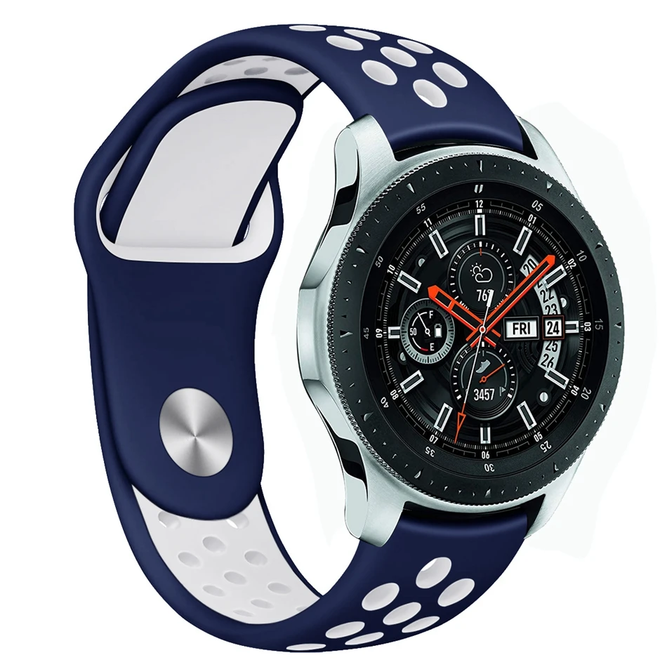 Ремешок Браслет кремния для Glaxary часы 46 мм замена группы 2018 Sumsung Smartwatch Amazfit Stratos