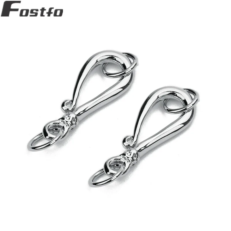 Fostfo 5 шт./лот с медным покрытием платина крючки застежкой лобстером и кольцами для