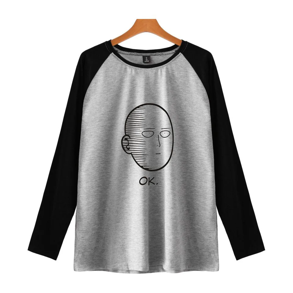 

Long Sleeve T Shirts Men Women Tshirt Clothes Clothing One Punch Man Anime T-shirt