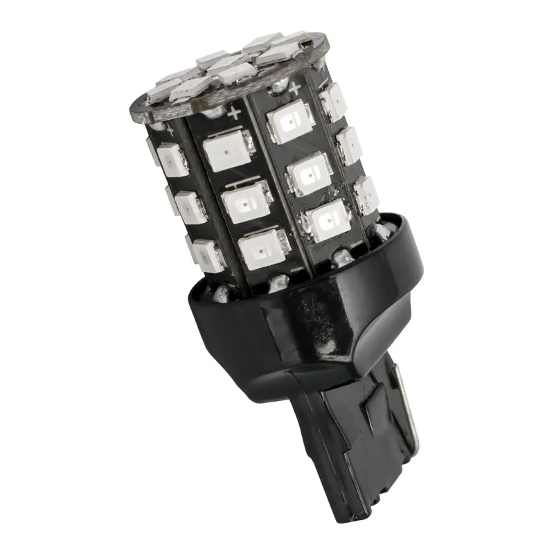 Автомобильные противотуманные фары T20 7440 W21W 33 SMD 2835 светодиодные красные желтые