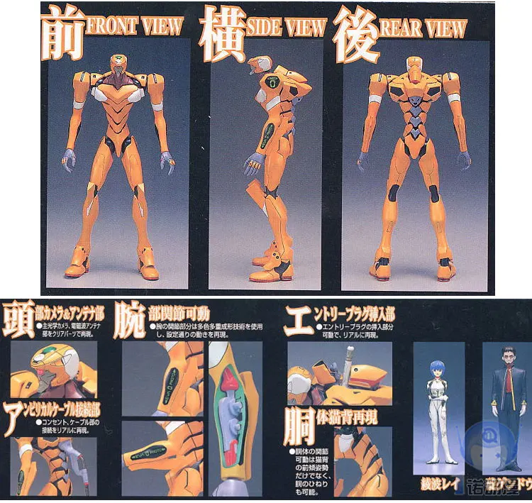 Оригинальная модель HG 1/144 EVANGELION EVA-00 прото типа ручной сборки модель японского робота
