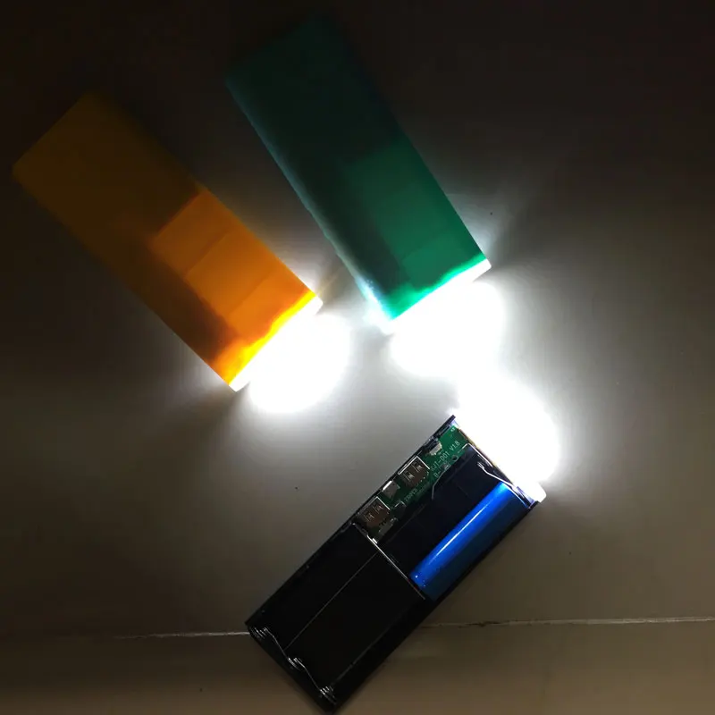 USB портативное зарядное устройство 18650 Внешний аккумулятор корпус внешняя