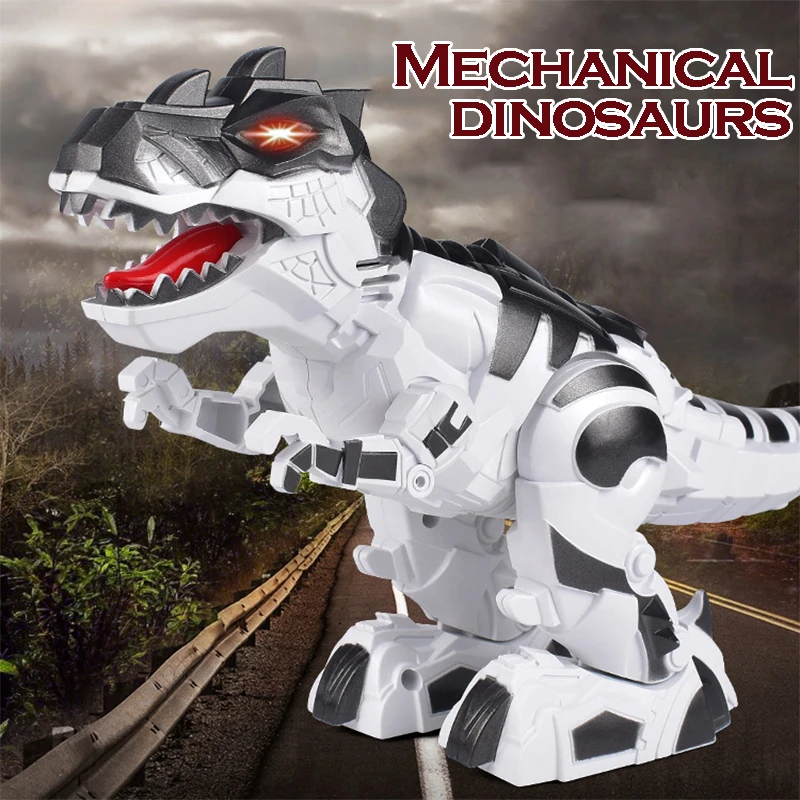 

RC Intelligent Dinosaur Model Electric Remote Control Robot Mechanical War Dragon With Music&Light Functions Children Hobby Toys
