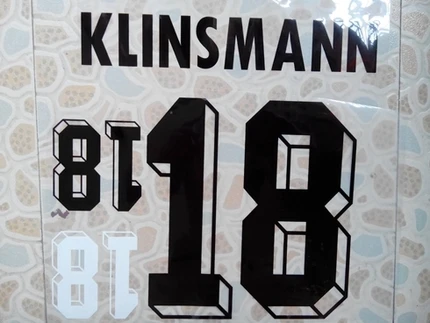 Немецкий домашний патч знак в стиле ретро KLINSMANN #18|Заплатки| |