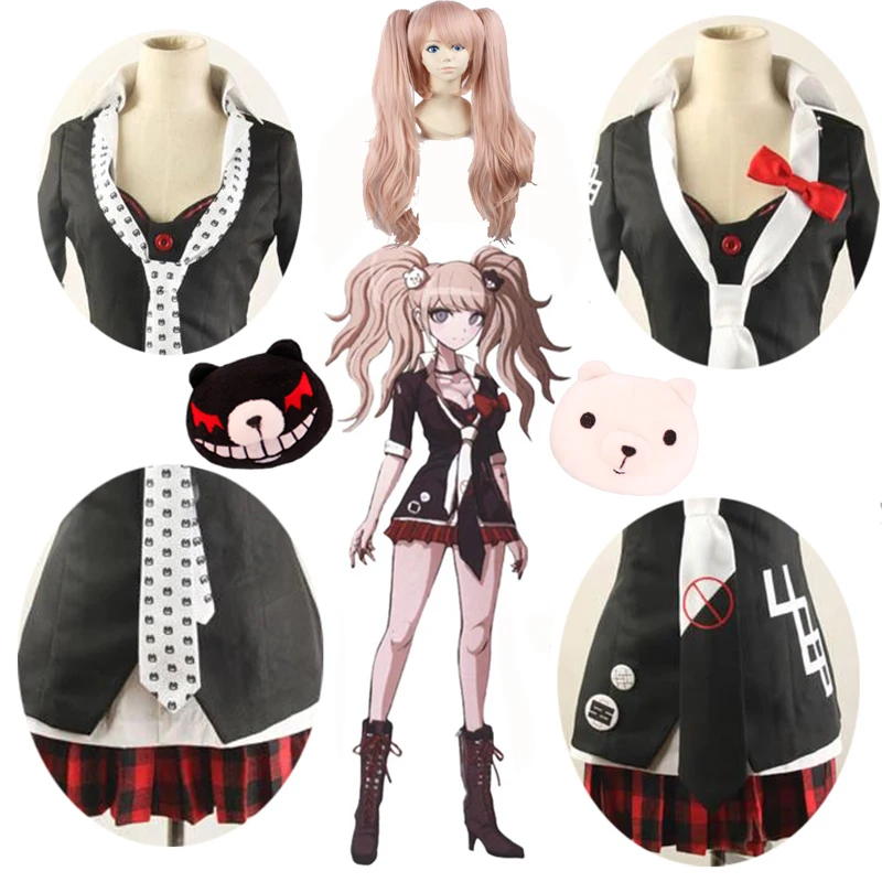 2109Danganronpa Косплей Дзюнко Эносима Emboitement Inushio Kimuchi символ знак Dangan Ronpa триггер