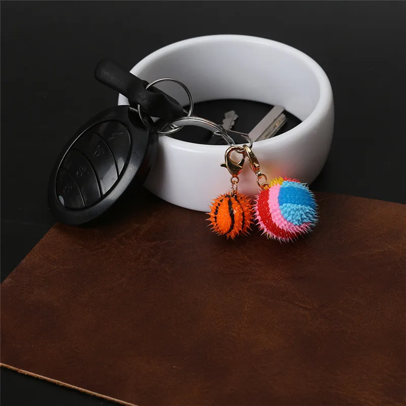 Яркие цвета эпоксидный баскетбольный волейбольный брелок аксессуары DIY серия