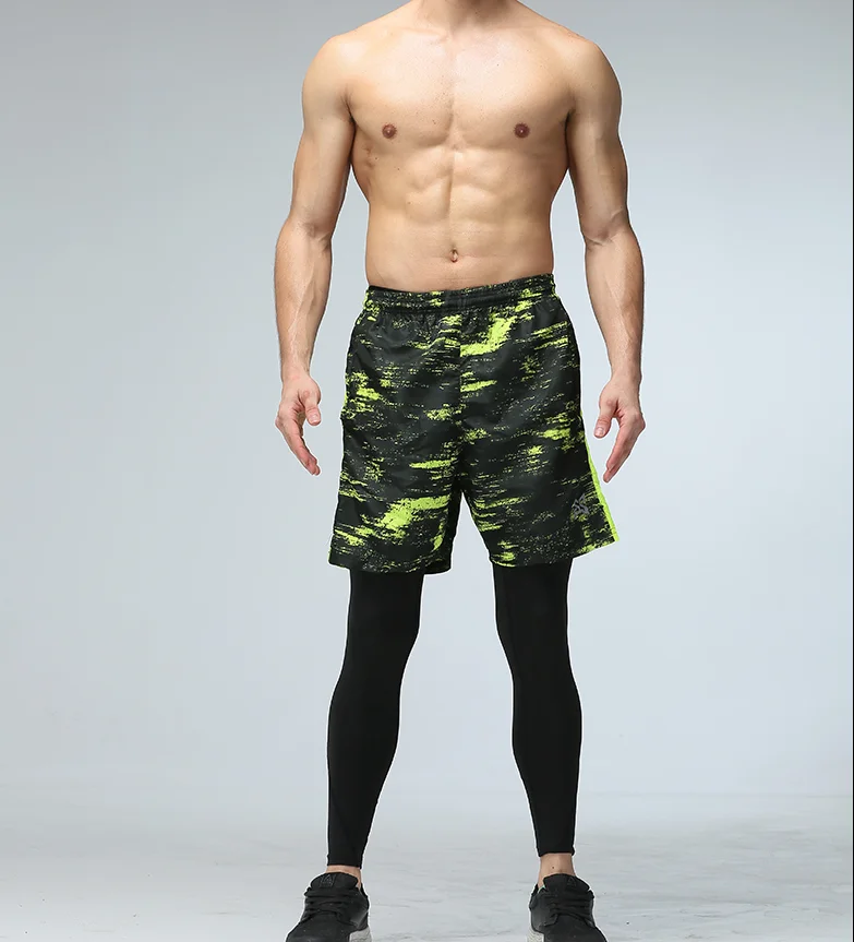 shorts621 tights624 Корзина Homme бренд камуфляж Баскетбол мужские шорты быстросохнущие тканые брюки спортзал фитнесс бег Футбол пляжные мужские - Цвет: shorts621 tights624