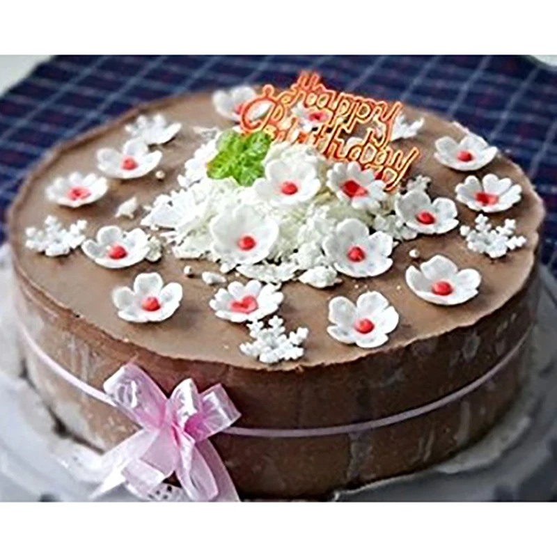 WALFOS пищевой класс 4 шт. плунжерный резак с цветком сливы форма для сахара помадка