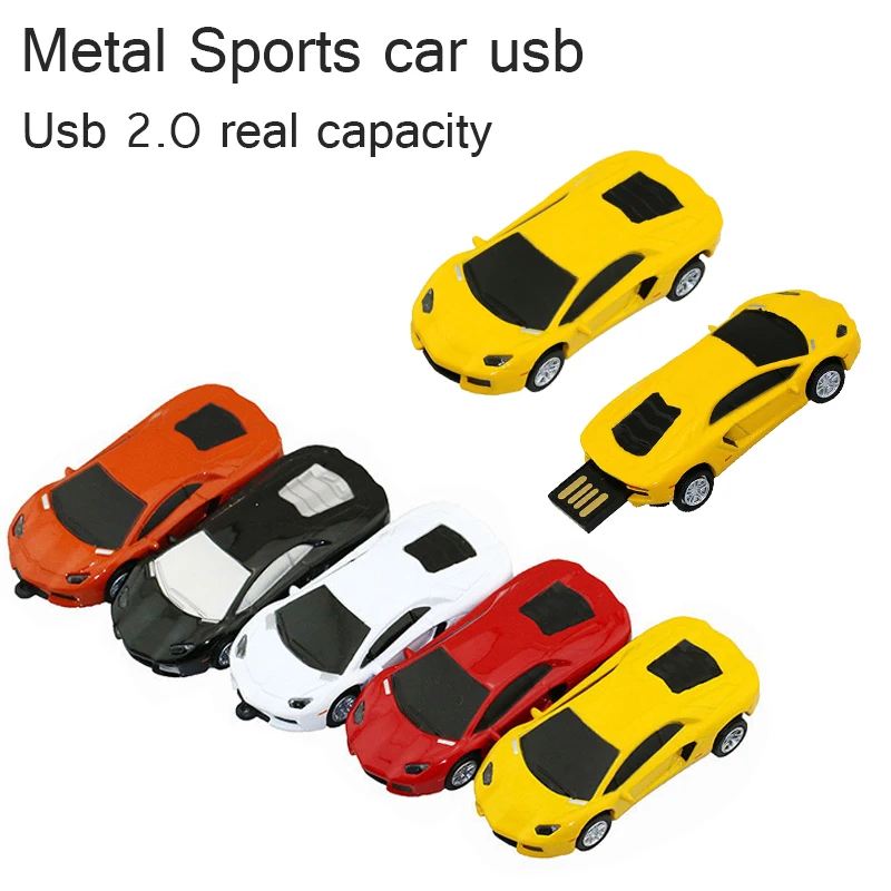 Флеш накопитель Mini спортивный автомобиль объемом памяти 4 ГБ/8 ГБ/16 ГБ объемный