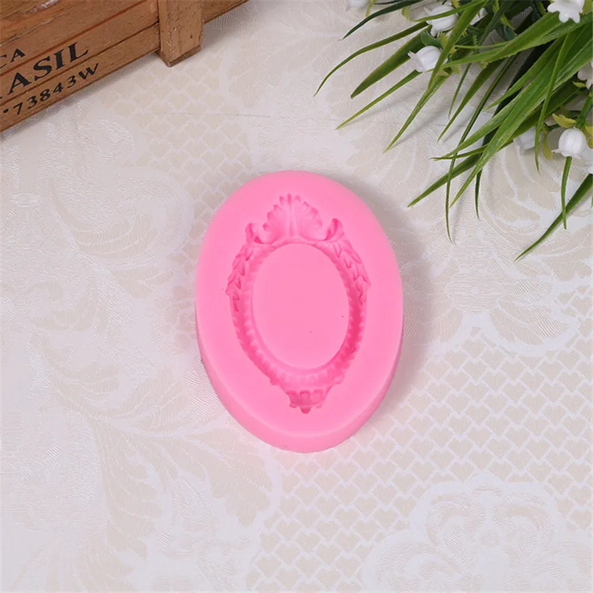 Силиконовая форма в виде рамки стиле ретро для помадки пищевого класса торта
