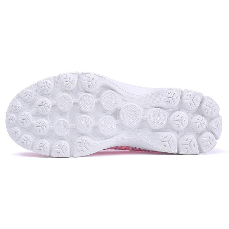 Удобная Женская прогулочная обувь сетчатые дышащие женские кроссовки легкая без