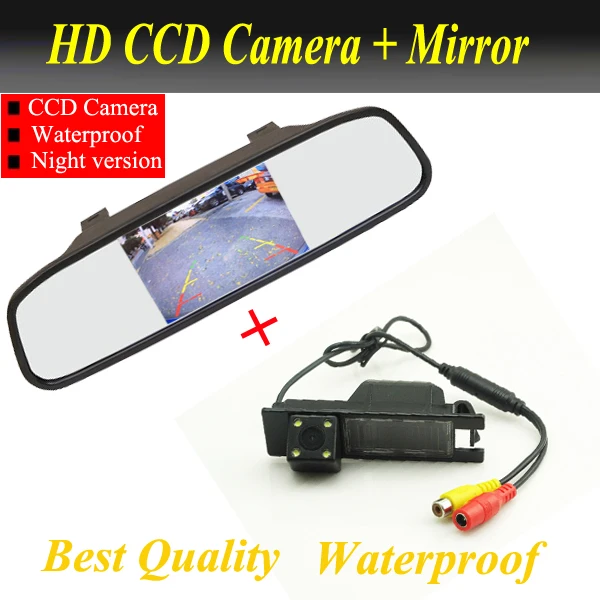 Auto Parking Monitor Reversing camera CCD Car Rear View Camera With Rearview Mirror For OPEL Vectra Astra Zafira Insignia | Автомобили и